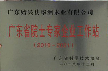 喜訊！華洲木業(yè)獲批建立廣東省院士專家（企業(yè)）工作站(圖1)