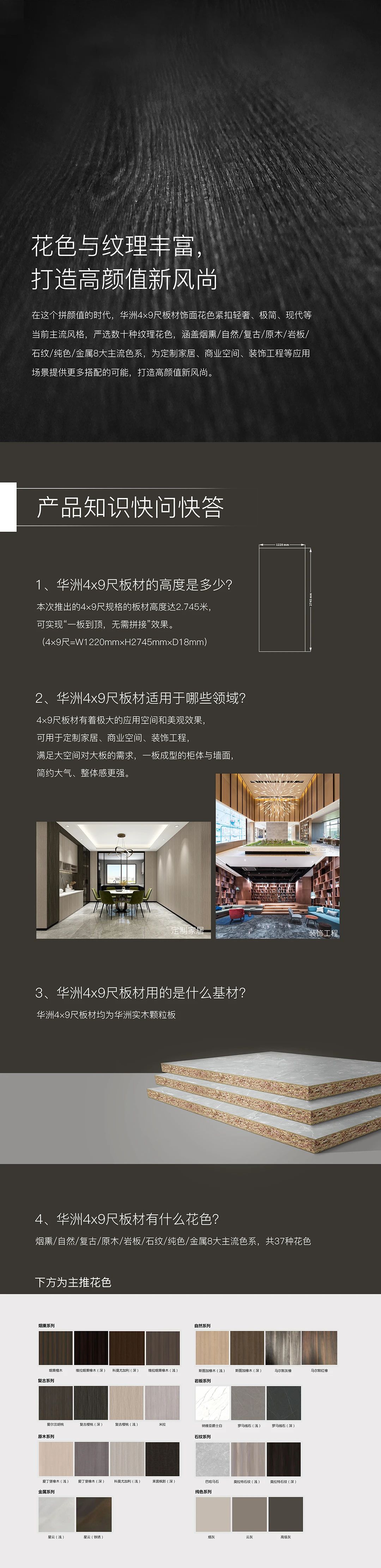 新品發(fā)布  華洲Max+板材系列，享受一板到頂?shù)耐昝?圖4)